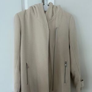Andrew Marc hooded wool coat